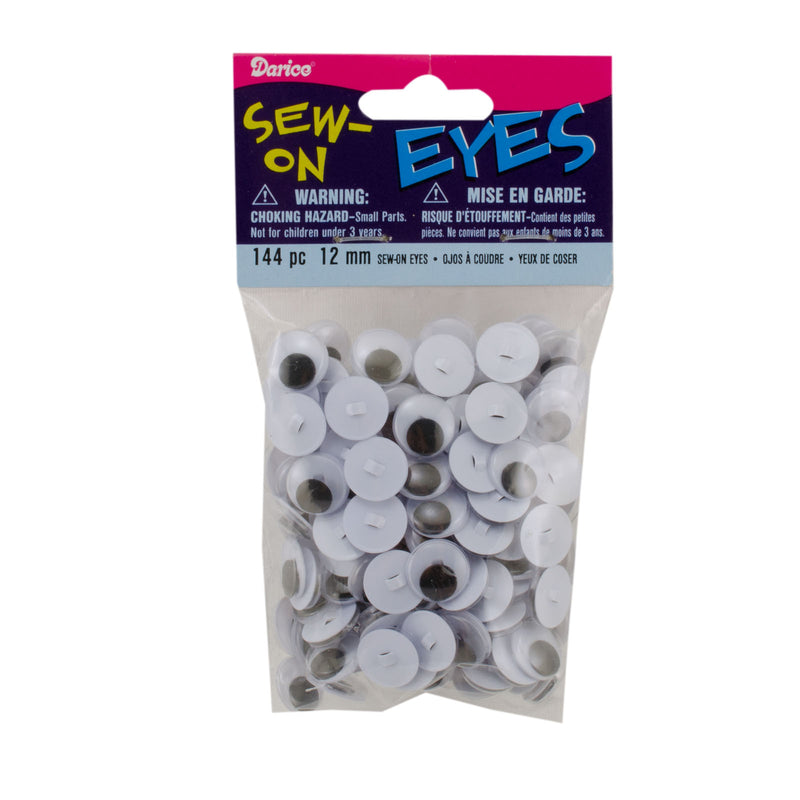 Load image into Gallery viewer, Vaessen creative • wiebeloogjes aannaai 12mm 144pcs
