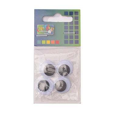 Darice • ogen beweegbaar aannaai 18mm 4pcs