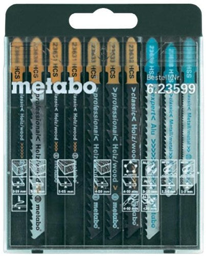 Metabo accessoires metabo 10-delig assortiment decoupeerzaagbladen - 623599000