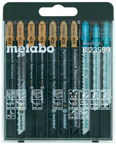 Metabo accessoires metabo 10-delig assortiment decoupeerzaagbladen - 623599000