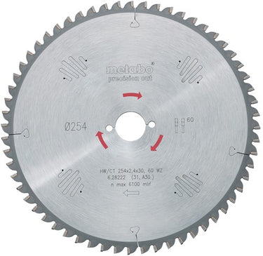 Metabo accessoires cirkelzaagblad hw ct ø 254x30, 48 wz - 628221000