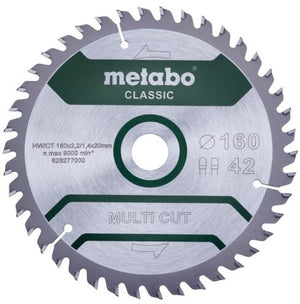 Metabo accessoires cirkelzaagblad | multi cut classic | 160x20mm | z42 fz tz 10° - 628277000
