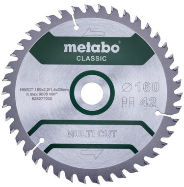Metabo accessoires cirkelzaagblad | multi cut classic | 160x20mm | z42 fz tz 10° - 628277000