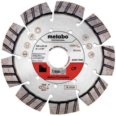 Metabo accessoires diamant slijpschijf | ø 125x22,23mm | cp | beton professional - 628571000