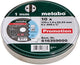 Metabo accessoires doorslijpschijven in blik (10 st.) | ø 125x1,0x22,23 - 616359000