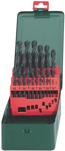 Metabo accessoires metabo toebehoren - boorcassette hss-r 25-delig 627152000