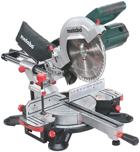 Load image into Gallery viewer, Metabo afkortzaag kgs 254 m met trekfunctie | met 2e zaagblad - 690828000
