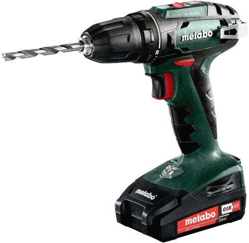 Load image into Gallery viewer, Metabo bs 18 | 18 volt 2.0ah accu-boorschroevendraaier 2x2ah li-ion, lader sc 30 - 602207560
