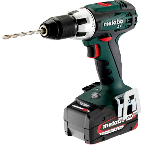Metabo bs 18 lt schroefboormachine | 18v 2x 4.0ah li-ion - 602102500