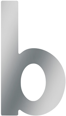 Metafranc huisnummer b a2 100mm - wu0424117
