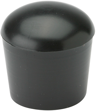 Metafranc kap ronde buis 25mm zw 4st w - wu0640166