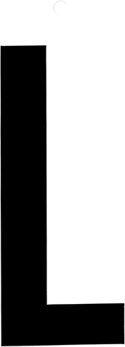 Load image into Gallery viewer, Metafranc plakletter 100mm zwart l - wu0510220
