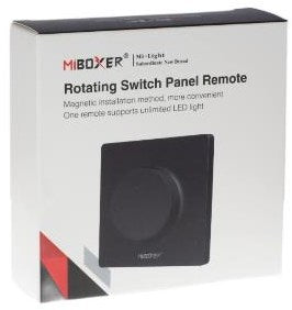 Afbeelding laden in galerijviewer, Mi-light miboxer dimmer paneel opbouw zwart - led0298
