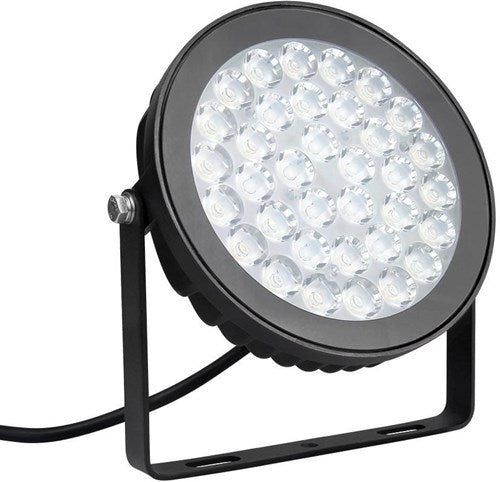 Afbeelding laden in galerijviewer, Mi-light miboxer rgb-cct led tuinspot ip65 25w rond zwart - led0258
