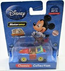 Van der doelen disney mini auto van metaal mickey mouse auto 5 cm groot