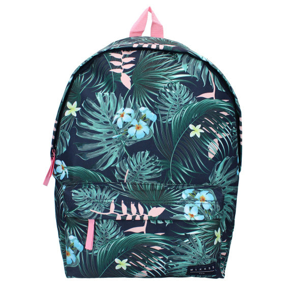 Load image into Gallery viewer, Milky kiss Be Great Schooltas Meisjes 18 liter Groen Blauw
