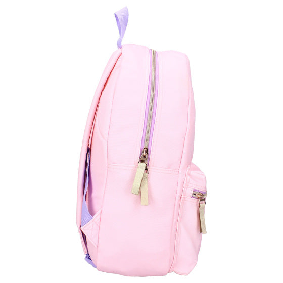 Load image into Gallery viewer, Milky kiss next level vibes schooltas meisjes 13,5 liter lichtroze
