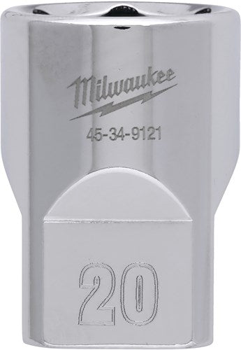 Milwaukee accessoires 1 2 dop metrisch - 20 mm - 4932480018