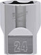 Milwaukee accessoires 1 2 dop metrisch - 24 mm - 4932480022