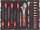 Milwaukee accessoires 1 4 ratel, dop, schroevendraaier en moersleutel set packout foam inlay 35-delig - 4932480717