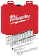 Milwaukee accessoires milwaukee ratel + doppen set 1 4 drive 28 pc ratchet + socket set metric - 4932464943