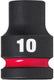 Milwaukee accessoires 4932480304 |1 2 shockwave impact duty | slagmoerdop | 10mm 4932480304