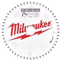 Milwaukee accessoires cirkelzaagblad 190 x 30 mm (54 tanden) - 4932471303
