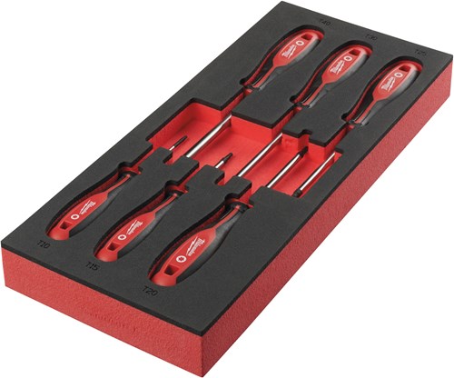 Load image into Gallery viewer, Milwaukee accessoires foam inlay schroevendraaier tx set 2 (6 delig) - 4932492392
