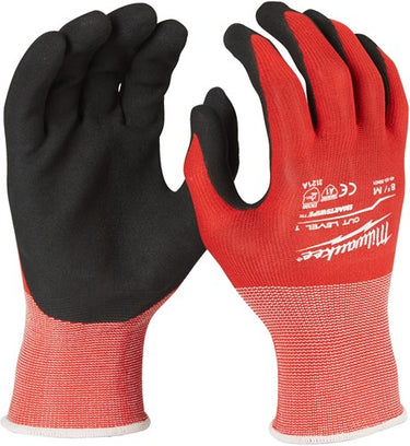 Milwaukee accessoires gedipte werkhandschoenen | snijklasse 1 a - 7 s | 1 paar - 4932479712