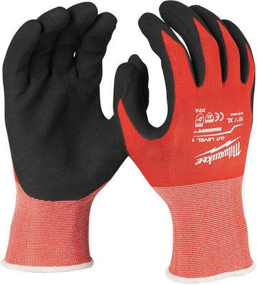 Milwaukee accessoires milwaukee snijklasse 1gedimde handschoenen. cut niveau 1 handschoenen - xl 10 - 1pc - 4932471418