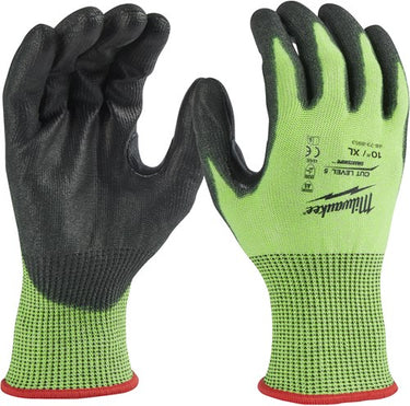 Milwaukee accessoires hi-vis werkhandschoenen | snijklasse 5 e - 10 xl | 1 paar - 4932479934