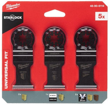 Milwaukee accessoires omt starlock | hout bladenset | 5-delig - 48906114