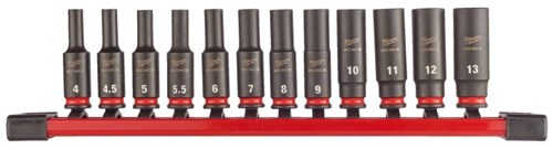 Milwaukee accessoires ¼ | shockwave | slagdoppenset | (12 stuks) - 4932480453
