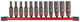 Milwaukee accessoires milwaukee shockwave™ krachtdoppenset 1 4 vierkant | lang | 12-delig - 4932480453