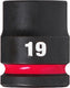Milwaukee accessoires shockwave krachtdop 1 2 kort 19 mm | 1 stuk - 4932480313