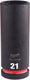 Milwaukee accessoires shockwave krachtdop 1 2 lang 21 mm | 1 stuk - 4932480339