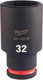 Milwaukee accessoires shockwave krachtdop 1 2 lang 32 mm | 1 stuk - 4932480349