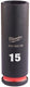 Milwaukee accessoires shockwave slagdop 3 8 diep 15mm | 1 stuk - 4932480289