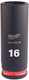 Milwaukee accessoires shockwave slagdop 3 8 diep 16mm | 1 stuk - 4932480290