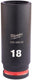 Milwaukee accessoires shockwave slagdop 3 8 diep 18mm | 1 stuk - 4932480292