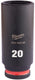 Milwaukee accessoires shockwave slagdop 3 8 diep 20mm | 1 stuk - 4932480294