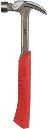 Milwaukee accessoires stalen gebogen klauwhamer 16oz 450g - 4932478656