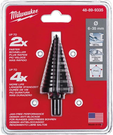 Milwaukee accessoires stappenboor 6-35mm - 48899335