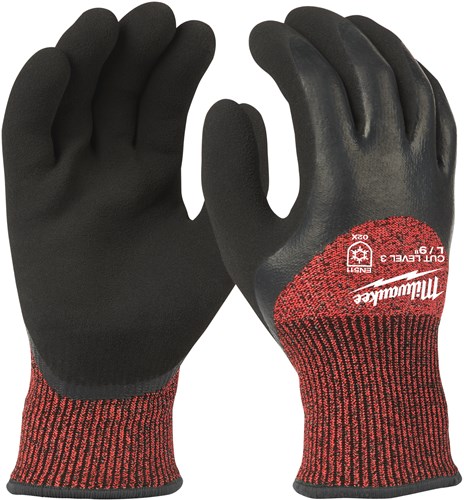 Milwaukee accessoires winter werkhandschoenen snijklasse 3 c - l 9 | 1 paar - 4932471348