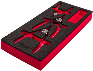 Milwaukee foam inlay borgveertangenset | 3-delig - 4932493632