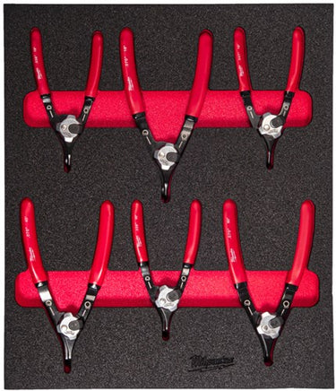 Milwaukee foam inlay borgveertangenset | 6-delig - 4932493633