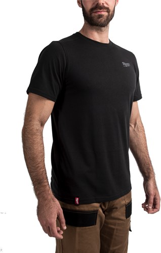 Milwaukee ht ss bl s t-shirt hybrid short sleeve black s - 4932492963