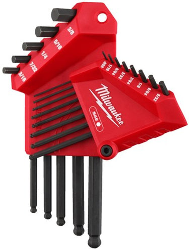 Milwaukee inbussleutelset imperial | 9-delig - 4932493615