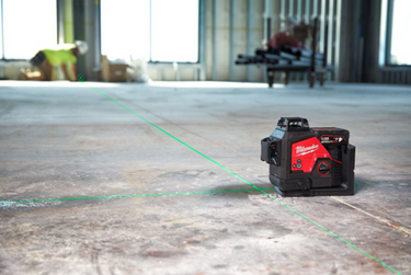 Milwaukee m12 3pl-401c kruislijnlaser | met 3 groene 360° laser cirkels | 12v | 1x 4.0ah | li-ion - 4933478102