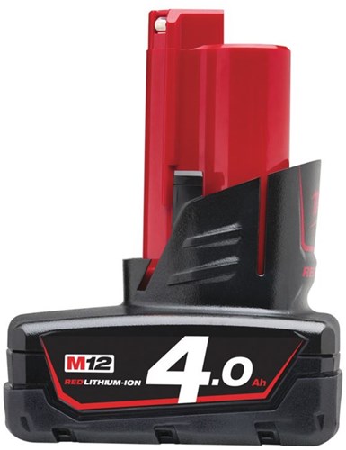 Load image into Gallery viewer, Milwaukee m12 b4 accu (12 v 4.0ah redlithium-ion) - 4932430065
